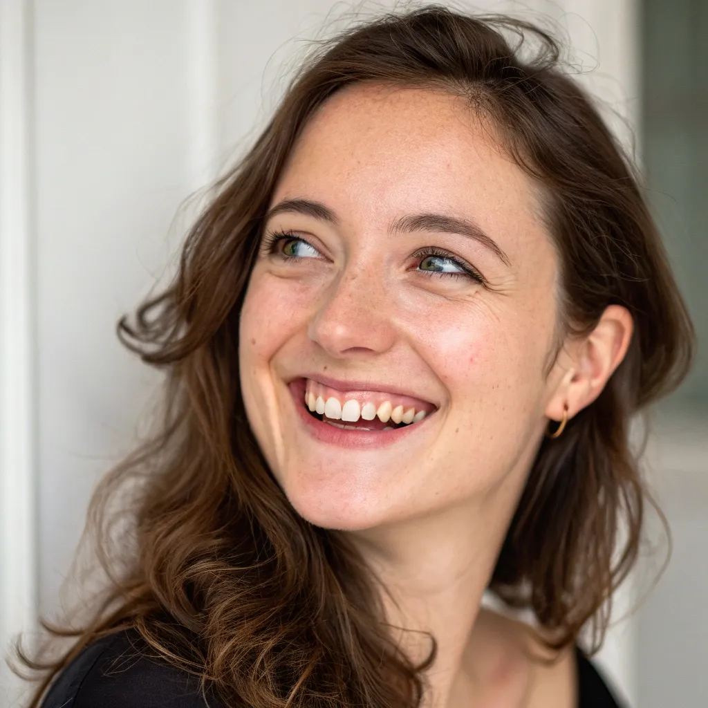Portrait of Emily Jones, a happy customer